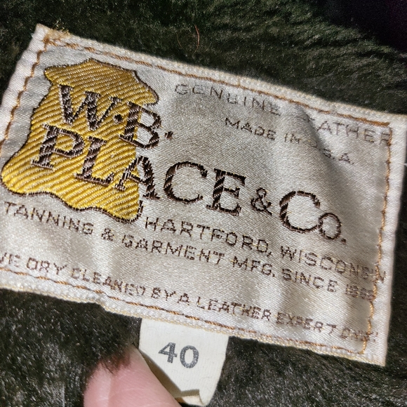 Vintage Leather Coat - Picture 6 of 6